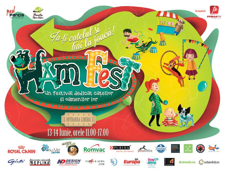 HamFest 2015 13 14 iunie festivalul cateilor si oamenilor lor red panda romania